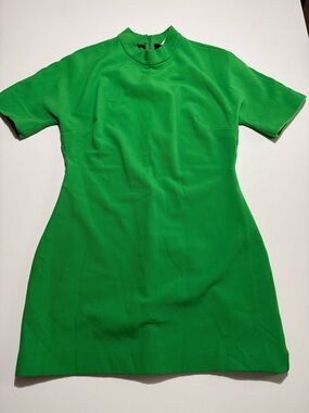 Zara Short-Sleeve Mini Dress